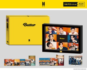 BTS butter 방탄 버터108피스 퍼즐9종 액자세트